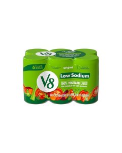 V8 Low Sodium Original 100 Vegetable Juice 55 fl oz Can 6 Pack