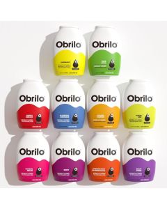 Obrilo Water Enhancer Liquid Flavoring Drops - Variety Pack of 10, Zero Sugar, Naturally Flavored Drink Syrup