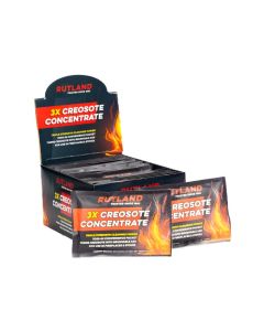 Rutland Creosote Concentrate Triple Power Remover Packets Fireplace Cleaner Chimney Sweeping Kit Premium Creosote Soot Remover Case of 20 TossIn Packets