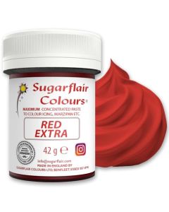 Sugarflair Maximum Concentrated Paste Edible Food Colouring 42g Red Extra