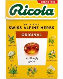 Ricola Swiss Sugar Free Herb with Stevia Herbal Drops 45g Pack of 10