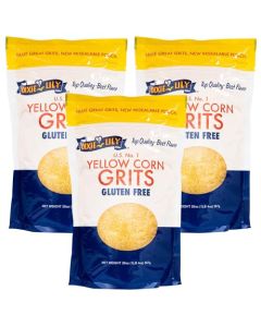 Dixie Lily Yellow Corn Grits Enriched With Iron Niacin Thiamine Riboflavin Classic Southern Taste Certified NonGMO 20oz 3Pack