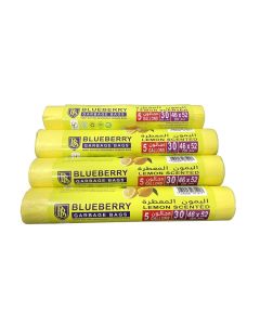 4 Roll Of Garbage Bag (Size 46x52cm, 5 Gallons, 30pcs Per Roll) For Home, Office, Bathroom