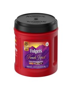 Folgers French Roast Ground Coffee, Medium-Dark Roast, 24.2 Ounce