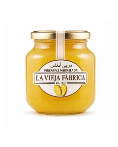 La Vieja Fabrica Pineapple Jam 280g, Spanish Tropical Fruit Mermelada Spread, Breakfast Toast and Dessert Jam Since 1834