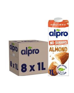 Alpro - Original Almonds - 1 Liter (Pack of 8 pieces)