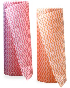 The Craft StoreKitchen Roll Tissue roll reusable towel wipes 3ply Origami paper Towels tissues rolls for cleaning and kitchen floor & packing napkins Washable cloth Non Woven for Home & Kitchen (2pcs)