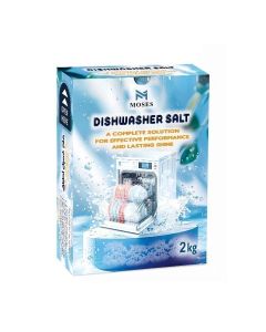 Dishwasher Salt, 2 kg, Limescale Protection, MOSES Salt
