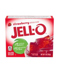 Strawberry Gelatin Dessert
