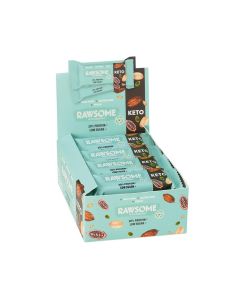 Rawsome Keto Nuts & Seeds Bar 20% Protein / Low Sugar / Vegan / Gluten Free / 12x40g
