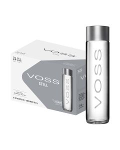 Voss Artesian Sparkling Water Glass 375ml x 24