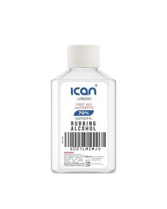 ICAN London 70% Isopropyl Rubbing Alcohol 50ml / First Aid Antiseptic, Disinfectant & Cleaning/ Travel Size