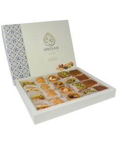 200g Mixed Baklava - Premium Arabic Sweets Gift Box for Eid, Diwali, and Special Occasions – Authentic Middle Eastern Dessert – Traditional Baklawa