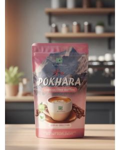 Pokhara Cappuccino Coffee Instant Powder 150g / Premium Coffee with Botanical Extracts