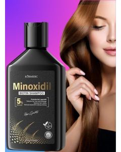 5% Minoxidil Biotin Shampoo 260ML Hair Growth Treatment Shampoo with Minoxidil 5% Strengthen Hair Promote Hair Regrowth Reduce Hair Loss Removes Dandruff & Relieve Itching for Women And Men