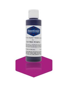Americolor Soft Gel Paste Electric Food Coloring 45 oz Electric Purple