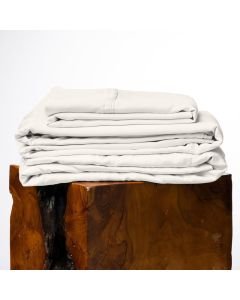 Olive Crate Eucalyptus Sheets Set Cooling Sheets for Hot Sleepers 100 Organic Tencel Lyocell King Size Hypoallergenic MoistureWicking Deep Pockets Soft Durable 76 x 80 Ivory