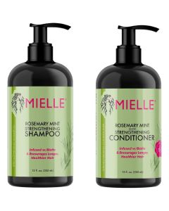 Rosemary Mint Hair Strengthening Set – Shampoo & Conditioner 355ml/710ml / Strengthen, Revitalize & Promote Healthy Hair Growth