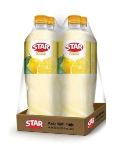 Star Lemon Juice Drink 1.5Ltr, Pack of 4
