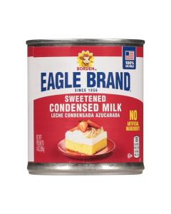 Eagle Brand 14oz Sweetened Condensed Milk Great for Flan Cooking Baking Drinks Dessert Ice Cream No Artificial Ingredients Gluten Free Rich Creamy Flavor rBSTFree KosherDairy