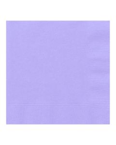 Lavender Beverage Napkins - Pack Of 20