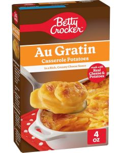 Betty Crocker Au Gratin Casserole Potatoes with Real Cheese, 4 oz Box