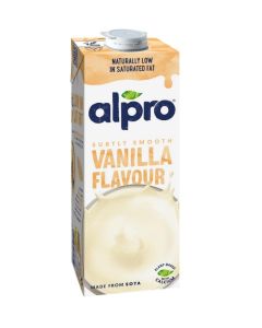 Alpro Soya Vanilla, 100% Plant-Based, Lactose & Dairy Free - 1L