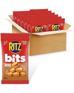 RITZ Bits Peanut Butter Cracker Sandwiches - Pack of 12