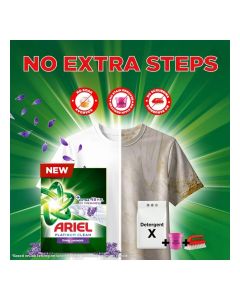Ariel Platinum Clean Lavender, 2.25KG, Laundry Detergent Powder