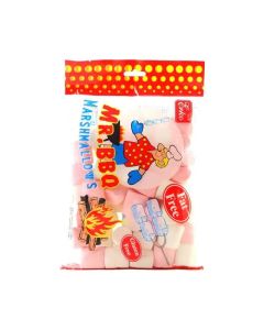 Erko Mr. BBQ Pink- White Marshmallows Candy, 250 gm