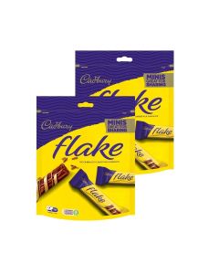 Cadbury Flake Milk Chocolate Minis Sharing Pack Bag, (pack of 2 x 145 g)
