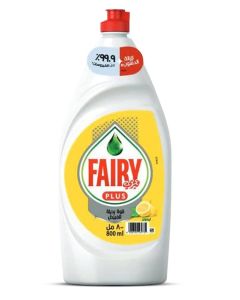 Fairy Lemon Dishwashing Liquid with Bleach Alternative Powe 800ml