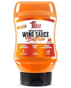 Mrs Taste Sugar Free Buffalo Wing Sauce - Zero Calories, Zero Sodium, Vegan, Keto Friendly, 10 FL OZ