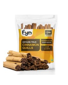 FYN Ceylon Cinnamon Sticks (100g) - Authentic True Sri Lankan Dalchini Quills Roll / World's Finest / Low Coumarin
