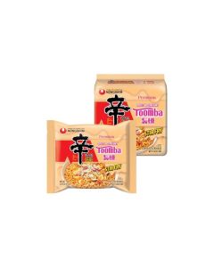 Nongshim Shin Ramyun Toomba Noodles Creamy Korean Mac and Cheese Style Noodles Gentle Kick of Spice Korean Stir Fry Style Instant Noodles 483 oz Pack of 4 Packaging May Vary
