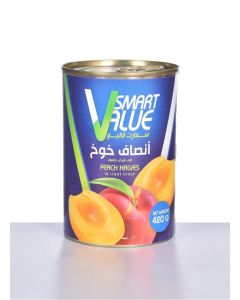Smart Value Peach Halves in Light Syrup 420 Gm