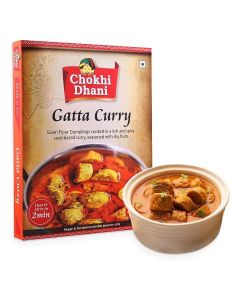 Gatta Curry 300 gm / Ready to Eat / Rajasthani Meal / Just Heat & Eat / Microwave / Stove Top or Hot Water / Ready in 2 Minutes