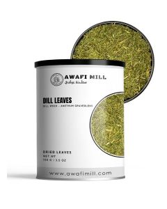 AWAFI MILL Dill Leaves (Dill Weed) – Food-Grade Dried Herb / Anethum graveolens / For Seafood, Salads, Yogurt Sauces and Pickles / Fresh-Green, Anise-Herbal Aroma - 100 g / 3.5 Oz