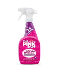 The Pink Stuff Stardrops Miracle Window and Glass Cleaner with Rose Vinegar Spray 750ml 20759