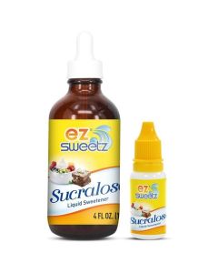 EZ-Sweetz Concentrated Liquid Sucralose Sweetener - 4OZ/120mL with Free Travel Size Bottle