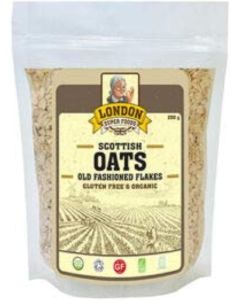 LSF SCOTTISH ORGANIC ROLLED OATS GLUTEN FREE 250GM