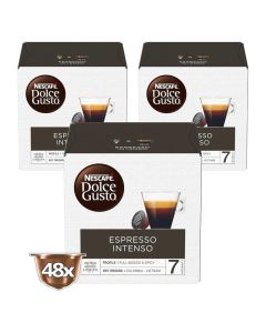 Nescafe Dolce Gusto Espresso Intenso Coffee ( 48 Capsules) Pack Of 3