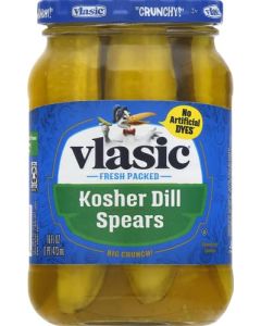 Vlasic Kosher Dill Spear Pickles 16 oz