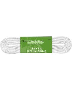 Dritz Notions Elastic Non Roll 12x4yd Wht White