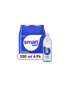 Smartwater vapor distilled premium water 169 Fl Oz pack of 6