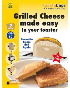 2 x Toastabags Grilled Cheese Made Easy in Your Toaster Up to 100 Times