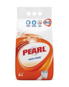 Pearl Original Laundry Detergent Powder for Semi-Automatic Machines, 6 kg Promo Pack – Tough Stain Removal, Whitening Pearls & Long-Lasting Freshness