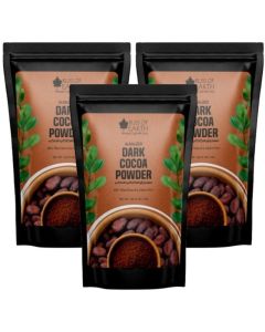 Bliss of Earth Dark Cocoa Powder 1KG(Pack of 3) / Alkalized Unsweetened Cocoa Powder / Pure Baking Cocoa for Cakes, Brownies & Hot Chocolate / Vegan & Keto Friendly