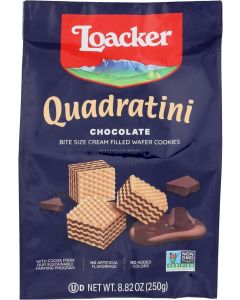 Loacker Quadratini Chocolate Wafer Cookies