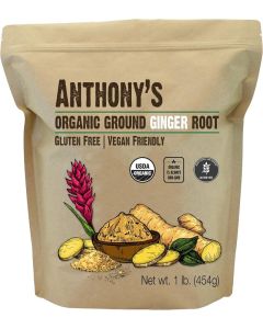 Anthony's Organic Ground Ginger Root - 1 lb